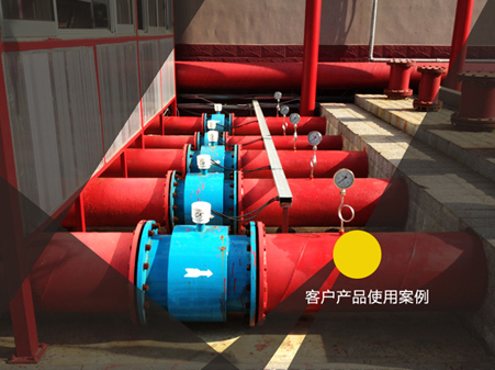 冷却水流量计工作现场图
