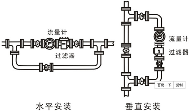 矿物油流量计安装注意事项