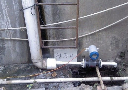 硫酸铁流量计工作现场图