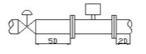 旋进旋涡流量计安装图示