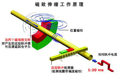 智能磁致伸缩液位计工作原理图