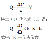 管道电磁流量计工作原理公式