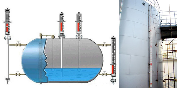 磁翻板液位计安装使用图
