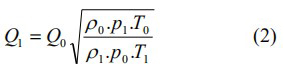 气体浮子流量计气体标况工况换算公式